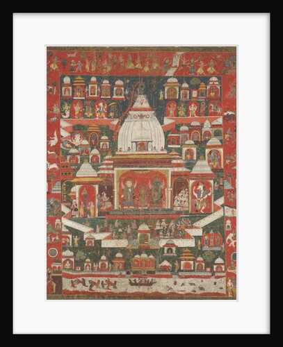 Worship of Lord Jagannatha in his temple at Puri, First half 18th century by Unknown