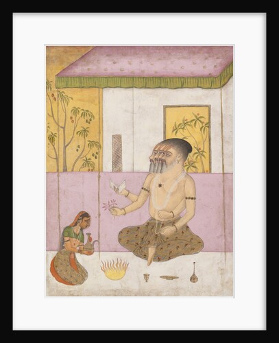 Khambhavati Ragini: Folio from a ragamala series , ca. 1675 by Unknown