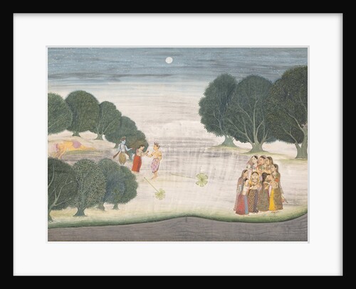 The Death of the Giant Shankachura: Page from a Dispersed Bhagavata Purana…1680-90 by Unknown