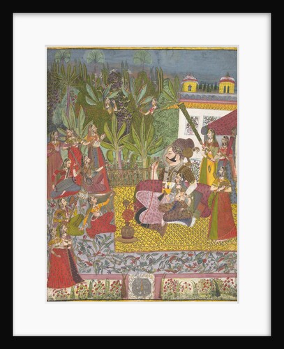 Maharaja Bijay Singh in His Harem, ca. 1770 by Unknown