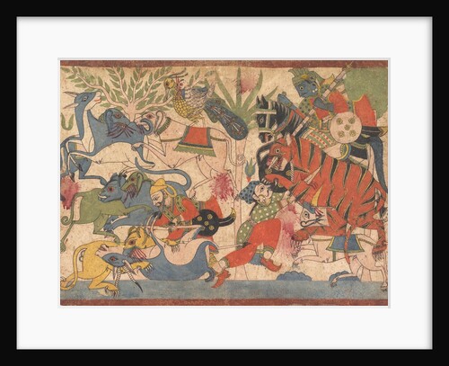 Royal Hunt, folio from a Mahabharata, 1800-1850 by Unknown