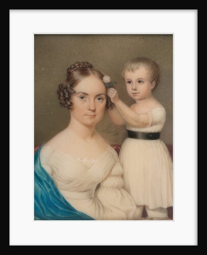 Mrs. William Gordon Ver Planck and Her Son Samuel Hopkins Ver Planck, ca. 1828 by Unknown