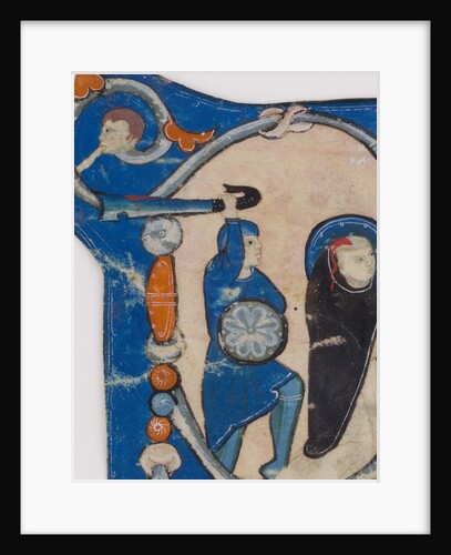 Initial P with the Martyrdom of Saint Peter Martyr, second half 13th century by Unknown