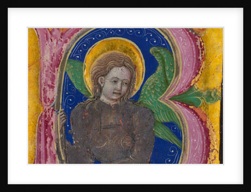 Manuscript Leaf Cutting from a Choir Book with an Illuminated Initial B…, 2nd half of the 15th cen by Unknown