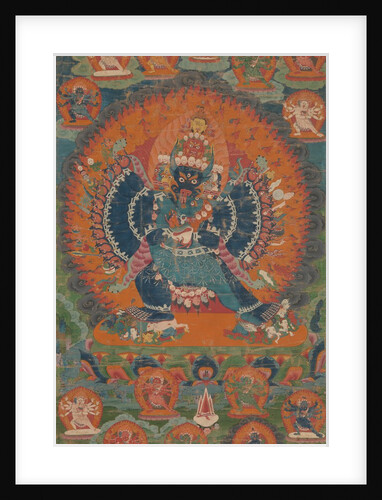 Vajrabhairava with His Consort Vajravetali , 18th century by Unknown