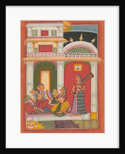 Vilaval Ragini: Folio from a ragamala series , ca. 1680 by Unknown