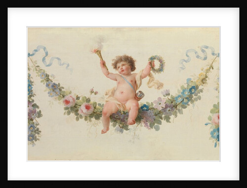 Cupid Seated on a Garland, 1770-90 by Unknown