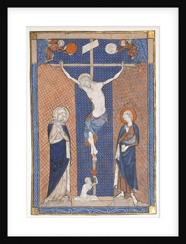 Manuscript Leaf with the Crucifixion, from a Missal, ca. 1270-80 by Unknown