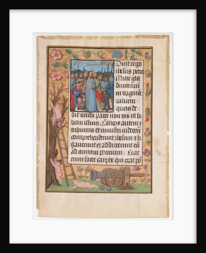 Manuscript Leaf with the Betrayal, from a Book of Hours, ca. 1500 by Unknown