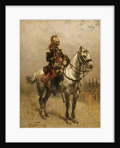 A Cavalryman, 1884 by Alphonse de Neuville