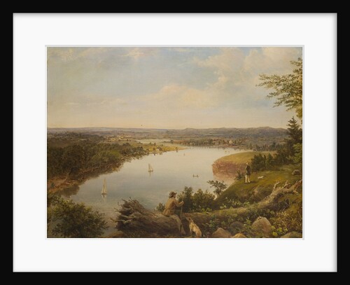 The Hudson River Valley near Hudson, New York, ca. 1850 by American Painter