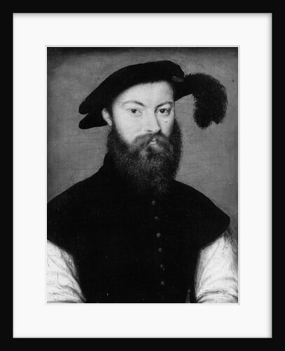Portrait of a Man with a Black-Plumed Hat, ca. 1535-40 by Corneille de Lyon