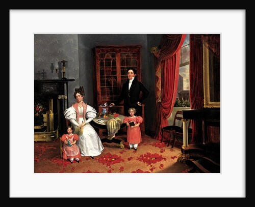 The Family of John Q. Aymar, ca. 1833 by George W Twibill