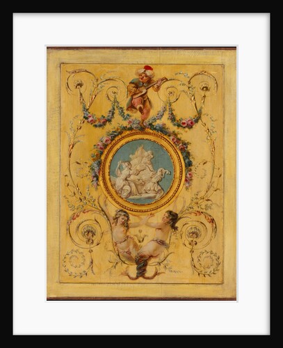 Door panel from the 'Cabinet Turc' of Comte d'Artois at Versailles, 1781 by Jean-Simeon Rousseau de la Rottiere