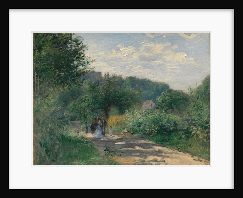 A Road in Louveciennes, ca. 1870 by Pierre-Auguste Renoir