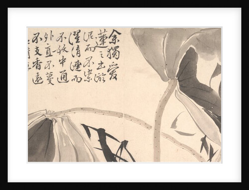 Lotus Leaves and Water Reeds by Bian Shoumin