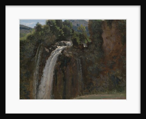 Waterfall at Terni, 1826 by Jean-Baptiste-Camille Corot