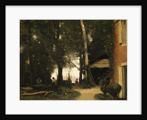 The Banks of the Seine at Conflans, ca. 1865-70 by Jean-Baptiste-Camille Corot