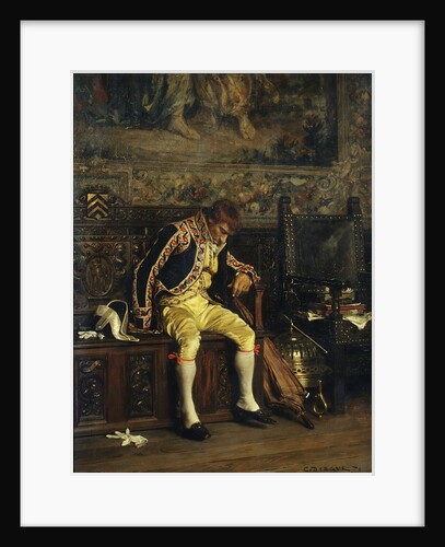 A Footman Sleeping, 1871 by Charles Bargue