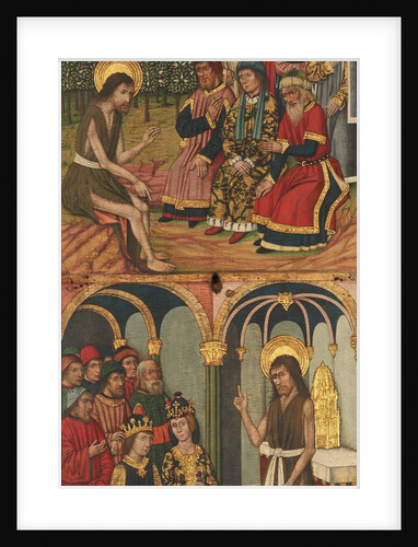 Panel of Saint John the Baptist with Scenes from His Life, 1464-1507 by Domingo Ram