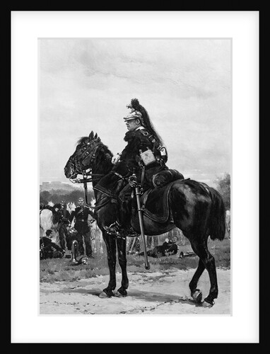 A Dragoon on Horseback, 1876 by Jean Baptiste Edouard Detaille