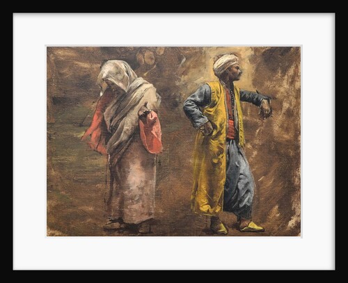 Study of Two Figures, ca. 1878 by Edwin Lord Weeks