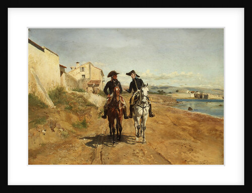 A General and His Aide-de-camp, 1869 by Jean Louis Ernest Meissonier