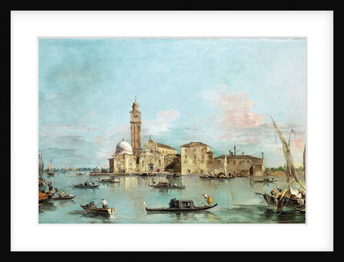 The Island of San Michele, Venice, 1770s by Francesco Guardi
