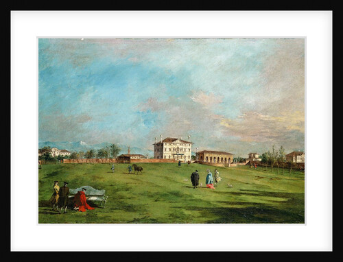 The Villa Loredan, Paese, early 1780s by Francesco Guardi
