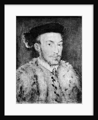 Portrait of a Man in a White Fur Coat by Unknown