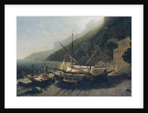 View at Amalfi, Bay of Salerno, 1857 by George Loring Brown