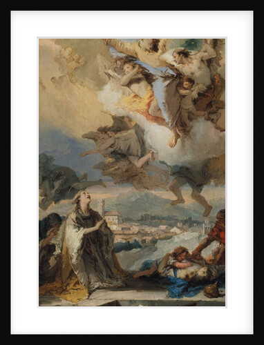 Saint Thecla Praying for the Plague-Stricken, 1758-59 by Giovanni Battista Tiepolo