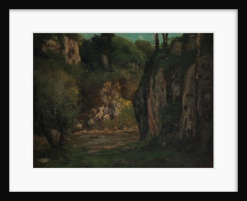 The Hidden Brook, ca. 1873-77 by Gustave Courbet