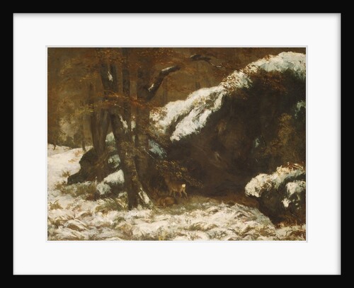 The Deer, ca. 1865 by Gustave Courbet