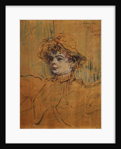 Mademoiselle Nys, 1899 by Henri de Toulouse-Lautrec