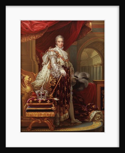 Charles X, King of France, after Gérard, 1829 by Henry Bone
