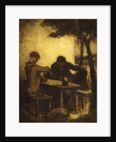 The Drinkers, by 1861 by Honore Daumier