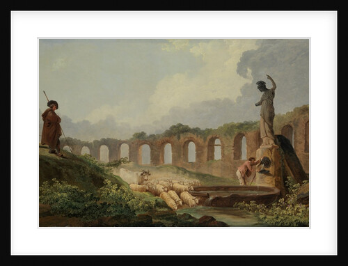 Aqueduct in Ruins by Hubert Robert