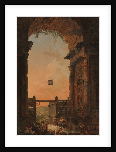 The Return of the Cattle, ca. 1773-75 by Hubert Robert