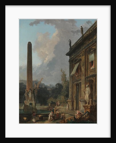 Wandering Minstrels by Hubert Robert