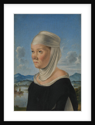 Portrait of a Woman, Possibly a Nun of San Secondo; Scene in Grisaille, ca. 1485-95 by Jacometto Veneziano
