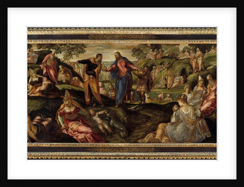 The Miracle of the Loaves and Fishes, ca. 1545-50 by Jacopo Tintoretto