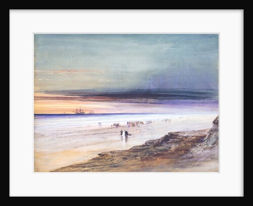 Beach Scene, ca. 1865 by James Hamilton