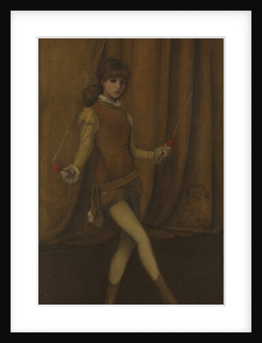 Harmony in Yellow and Gold: The Gold Girl?Connie Gilchrist, ca. 1876-77 by James Abbott McNeill Whistler