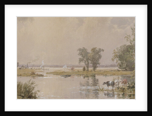 Hackensack Meadows, 1890 by Jasper Francis Cropsey