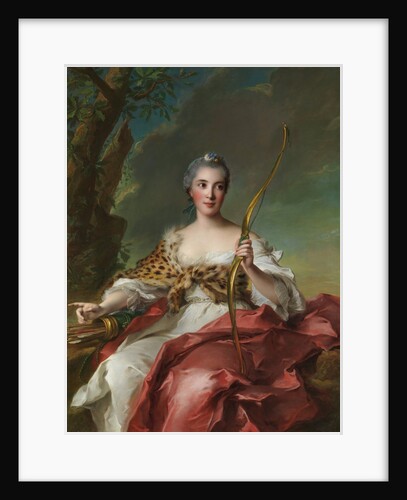Madame Bergeret de Frouville as Diana, 1756 by Jean-Marc Nattier