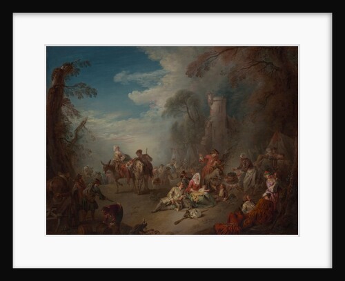 Troops at Rest, ca. 1725 by Jean-Baptiste Pater