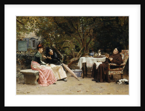 The Reprimand, 1874 by Jehan Georges Vibert