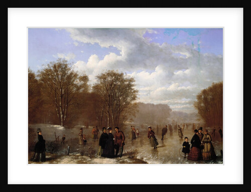 Skating on the Wissahickon, 1875 by Johan Mengels Culverhouse