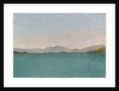 Lake George, Free Study, 1872 by John Frederick Kensett